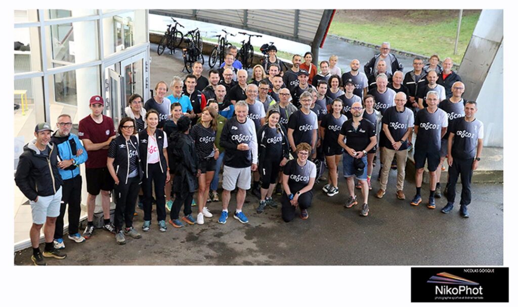 Photo de groupe des crocos le jour de la crocofolie