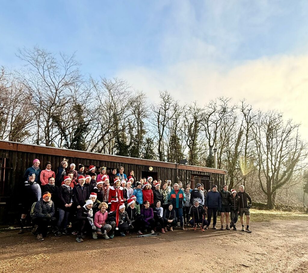 Photo de groupe départ de la Croco Noël 2025